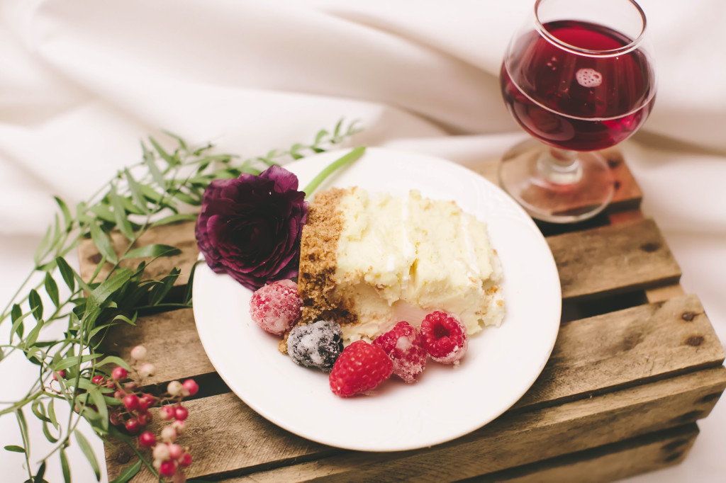 Cheesecake & Fruit | The Day's Design | Katie Grace Photography