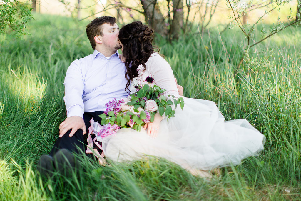 Lilac Engagement Session | The Day's Design | Ashley Slater Photography