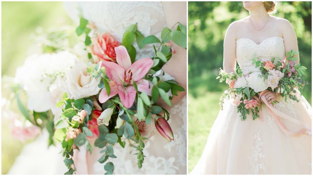 Spring Bridal Bouquet | LIly Bouquet | The Day's Design | Kelly Sweet Photography