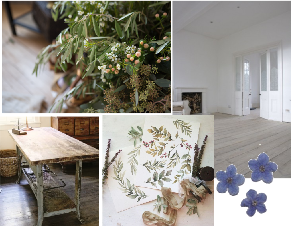 The Day's Design | Floral Studio Inspiration Board