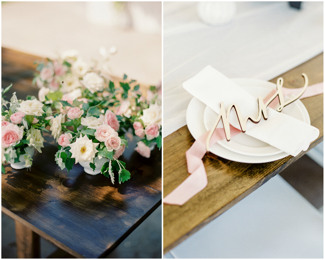 Blush Wedding Flowers | The Day's Design | Ashley Slater Photography