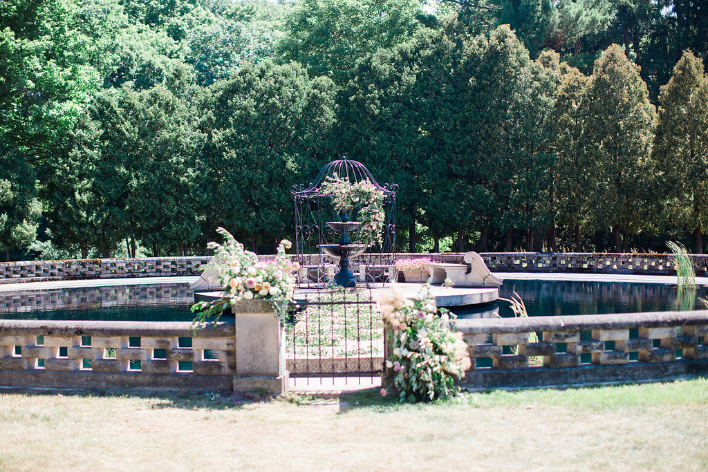 Pond Wedding Ceremony | The Day's Design | Ashley Slater Photography