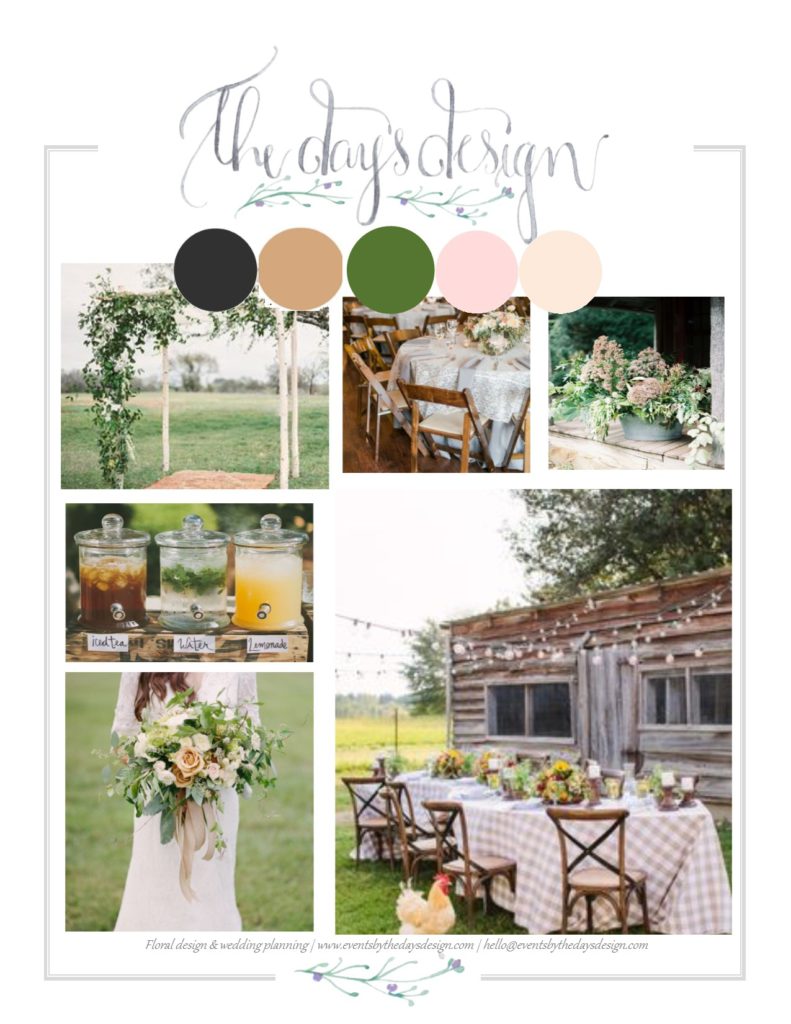 Cassie & Jim Mood Board | The Day's Design