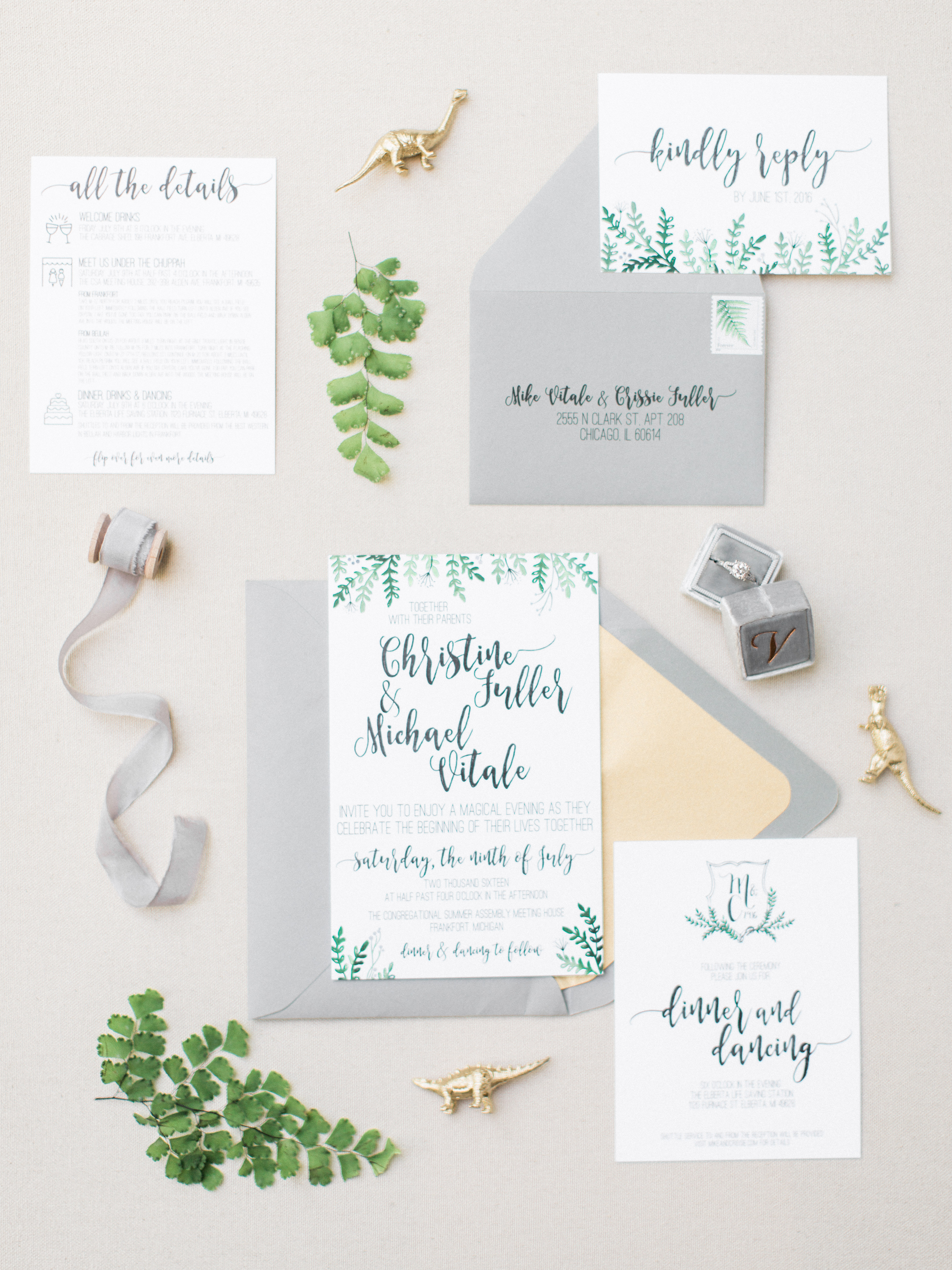 Fern Wedding | The Day's Design | Samantha James Photography
