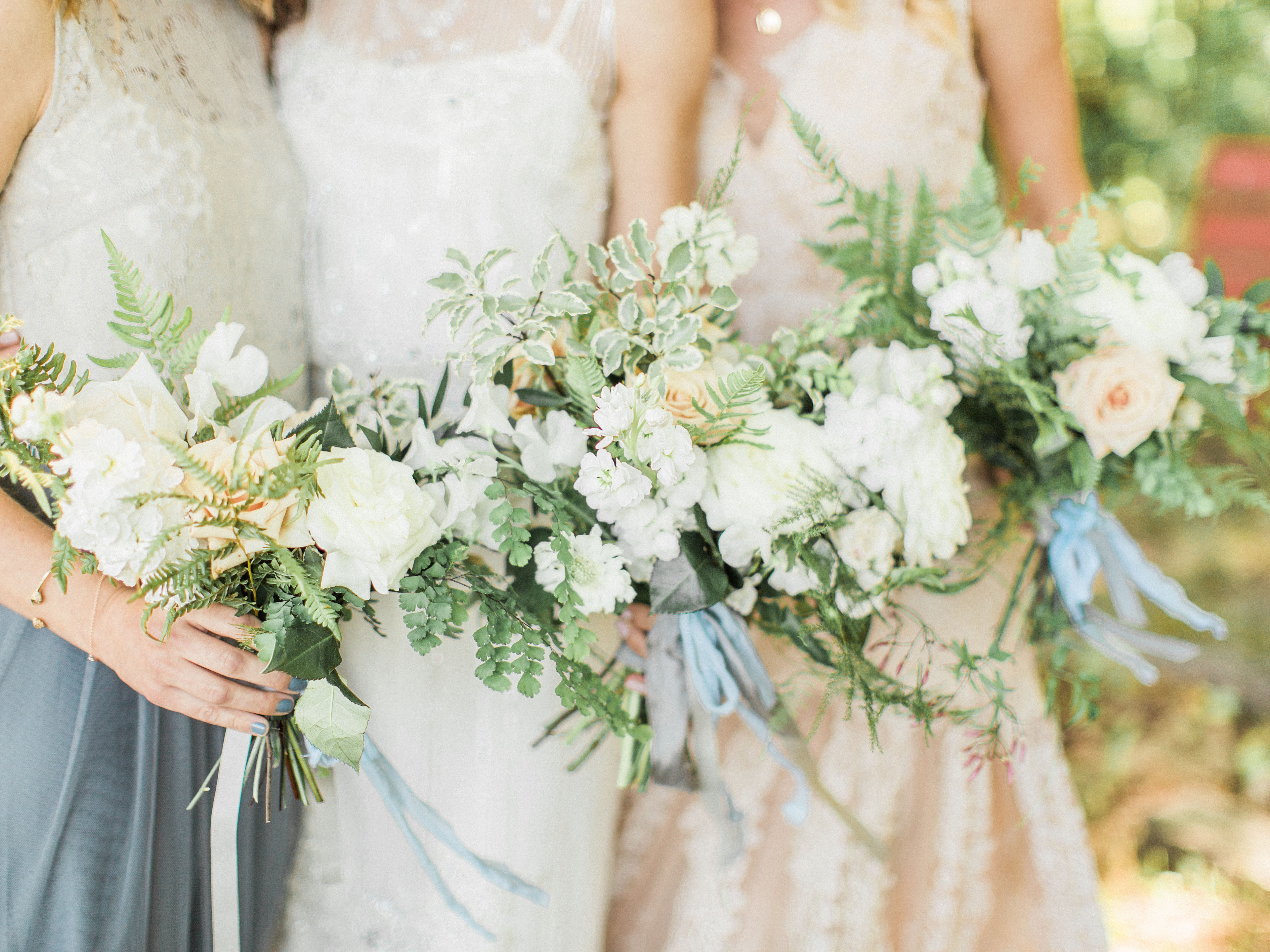 White Wedding Flowers | The Day's Design | Samantha James Photography