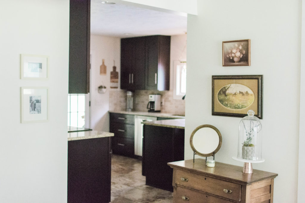Expresso Cabinets Farmhouse Kitchen Remodel