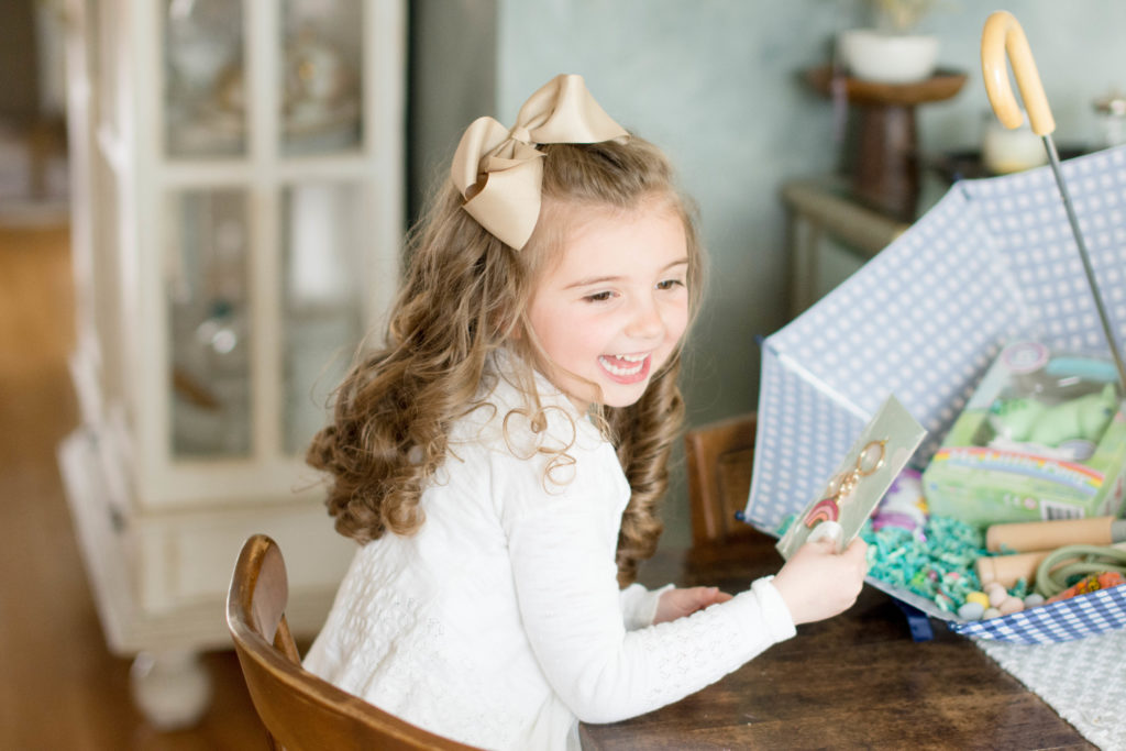 Spring Umbrellas as Alternative Easter Basket ideas