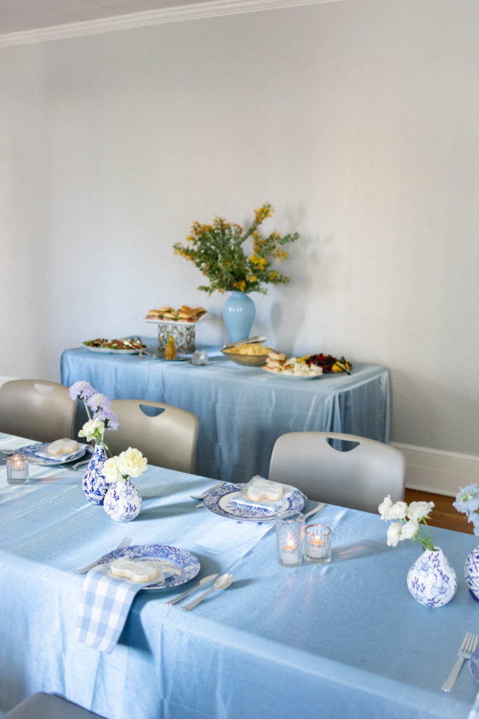blue baby shower