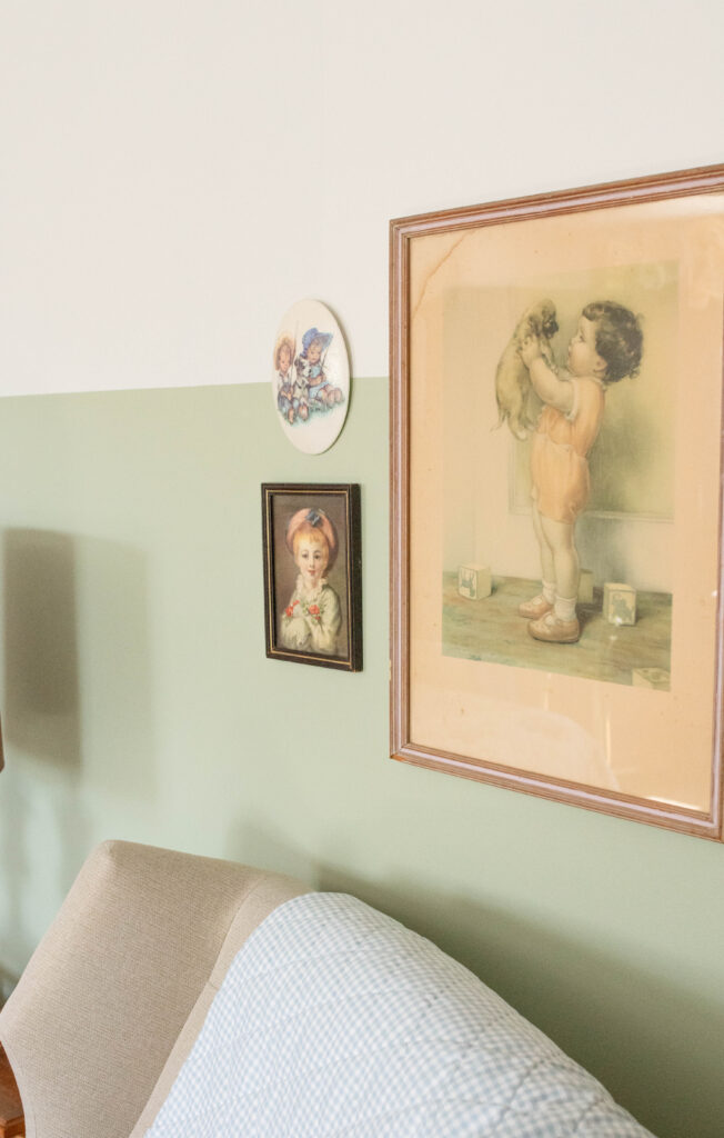 vintage artwork for boy's nursery